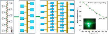 Low thermal quenching of metal halide-based metal–organic framework ...