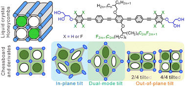 Modifying the liquid crystalline chessboard tiling – soft reticular ...