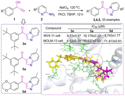 Synthesis of imidazopyridines via NaIO4/TBHP-promoted (3 + 2 ...
