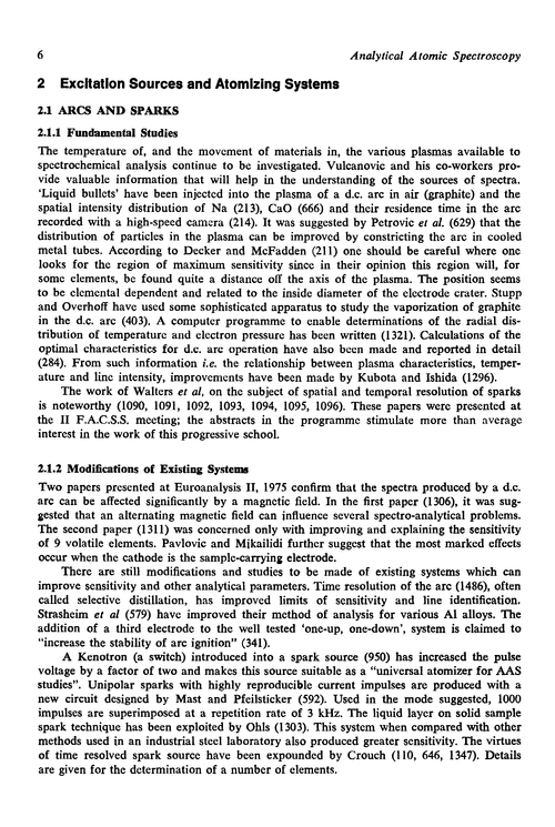 Excitation sources and atomizing systems
