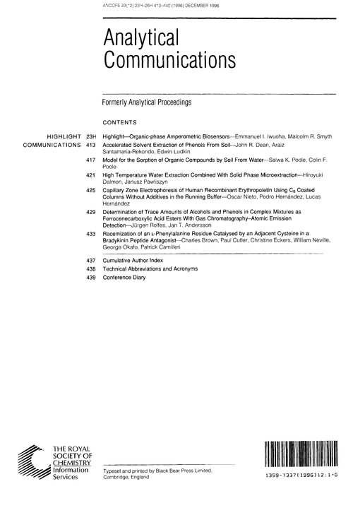 Contents pages