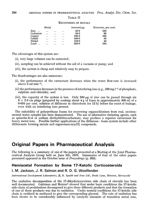 pharmaceutical chemistry research paper