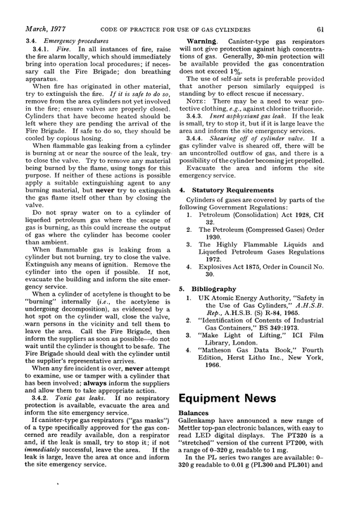 Equipment news