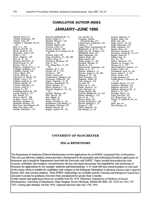 Cumulative author index