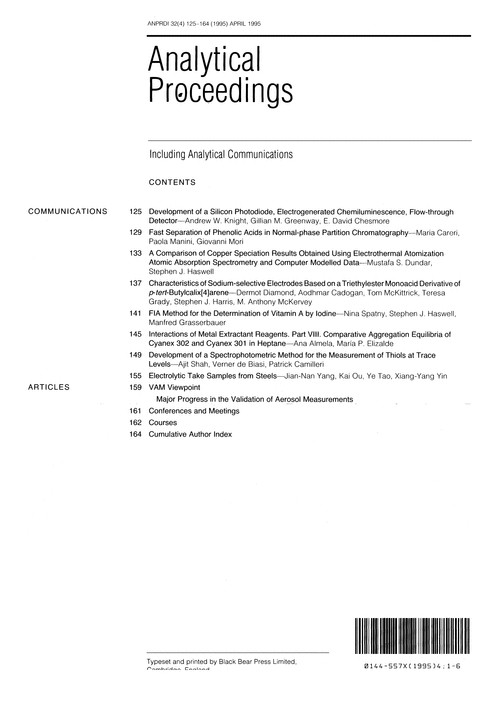 Contents pages