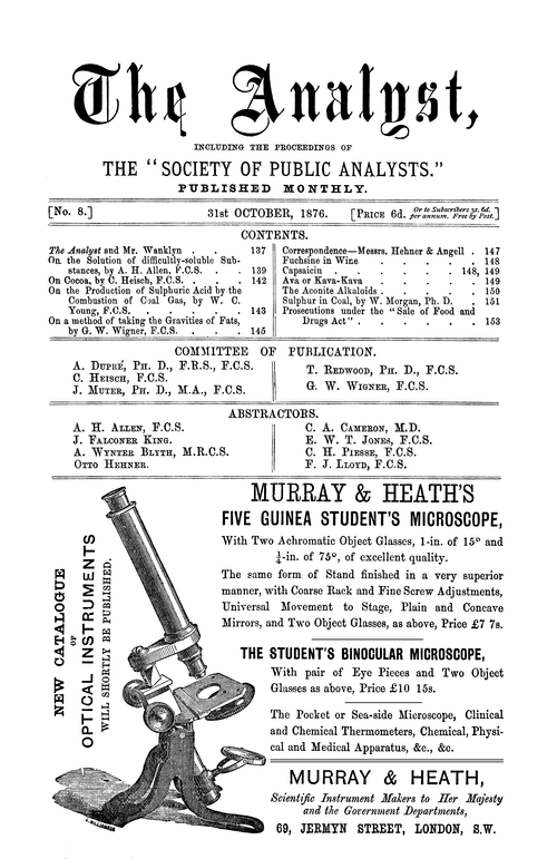 Contents pages