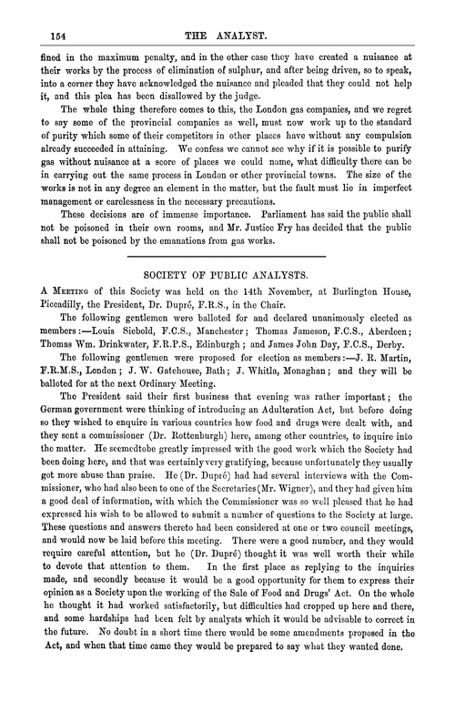 Society of Public Analysts