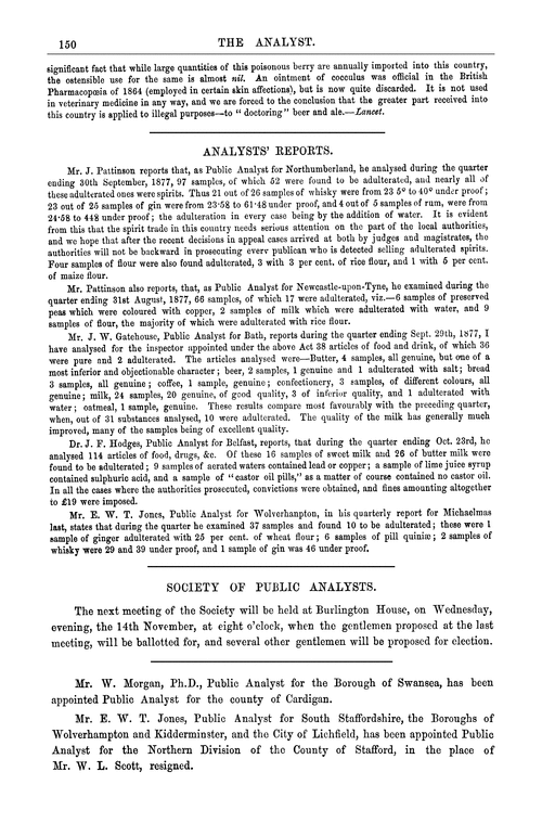 Society of Public Analysts