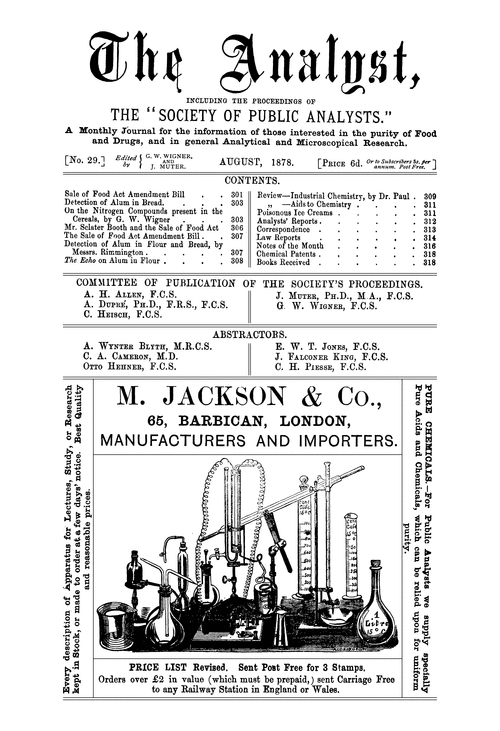 Contents pages