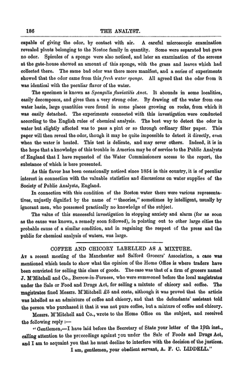 Coffee and chicory labelled as a mixture