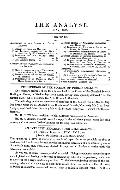 Contents pages