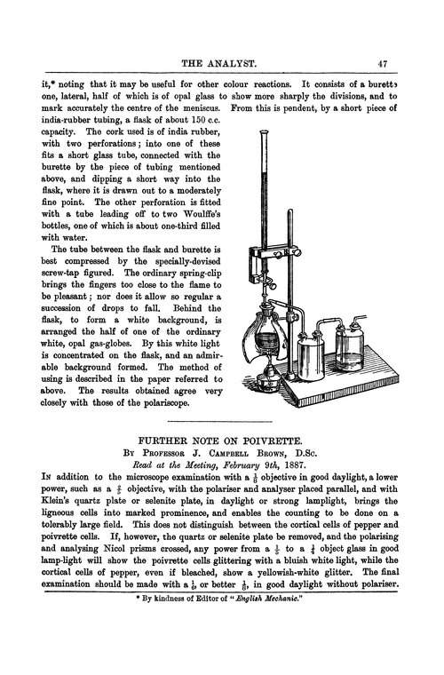 Further note on poivrette