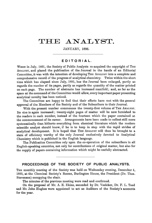 The microscopical examination of water