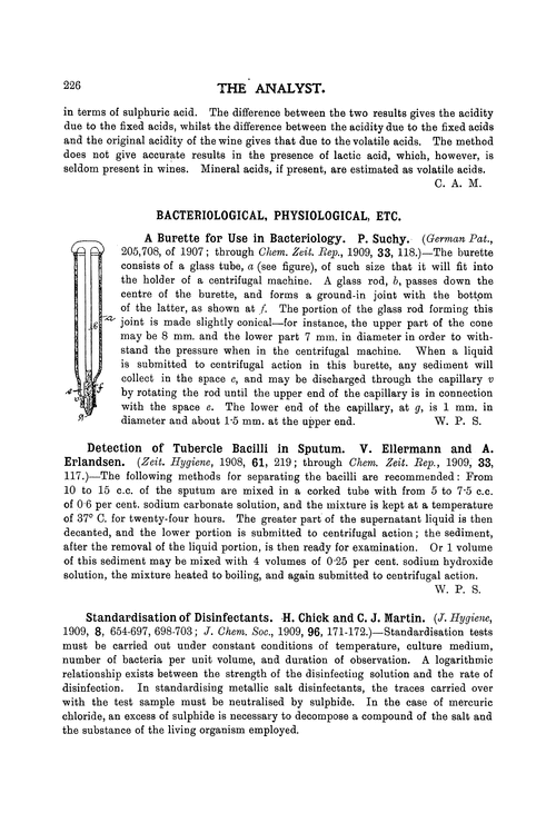 Bacteriological, physiological, etc.