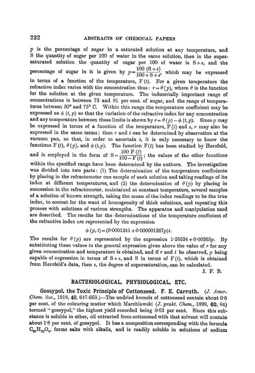 Bacteriological, physiological, etc.