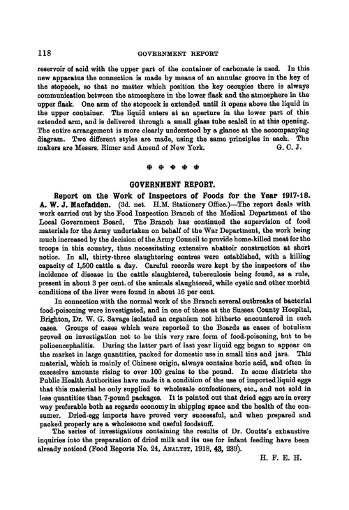 Government report Analyst (RSC Publishing)