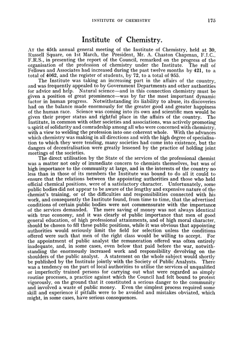 Institute of Chemistry