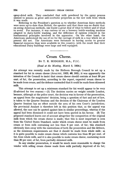 Cream cheese