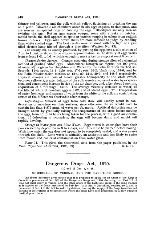 Dangerous Drugs Act, 1920