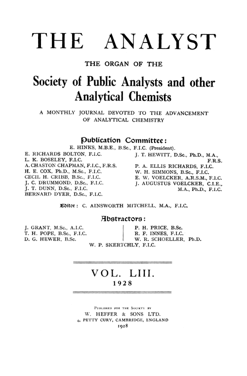 Index pages