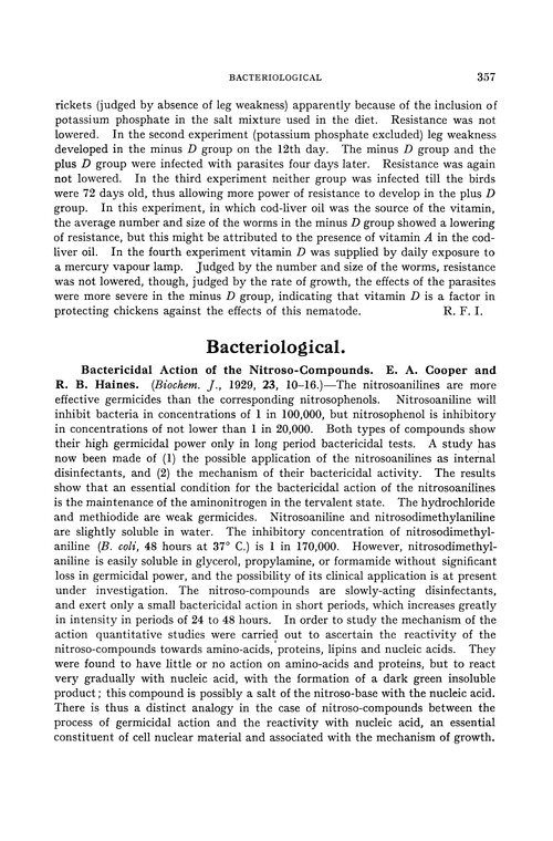 Bacteriological