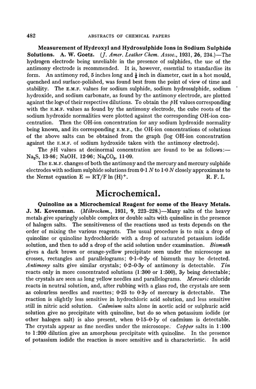 Microchemical