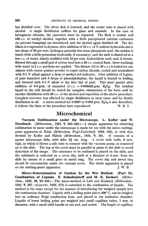 Microchemical