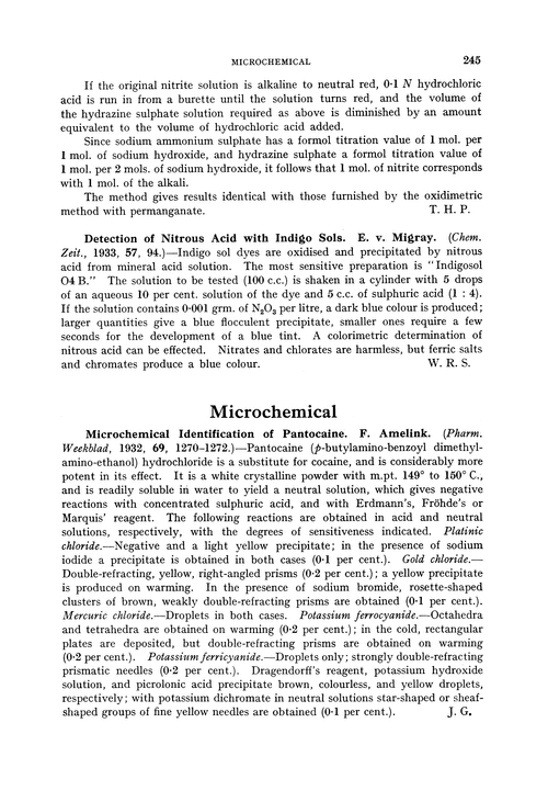 Microchemical