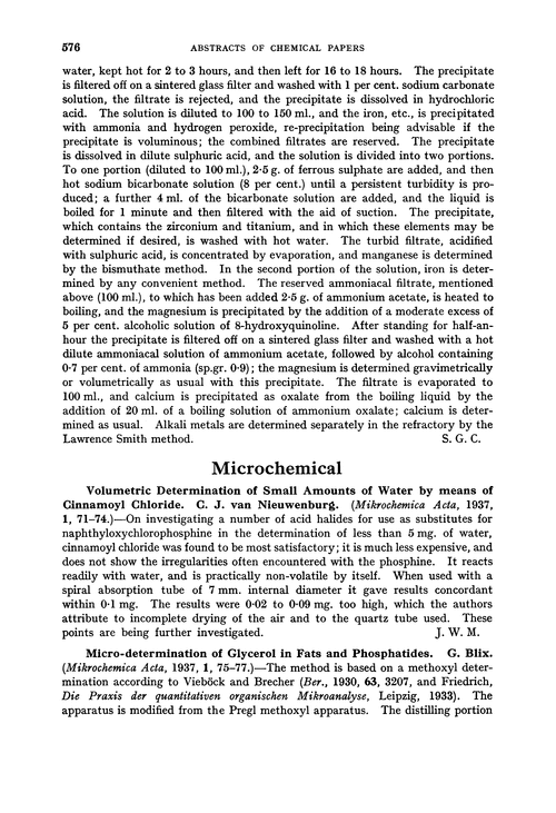 Microchemical