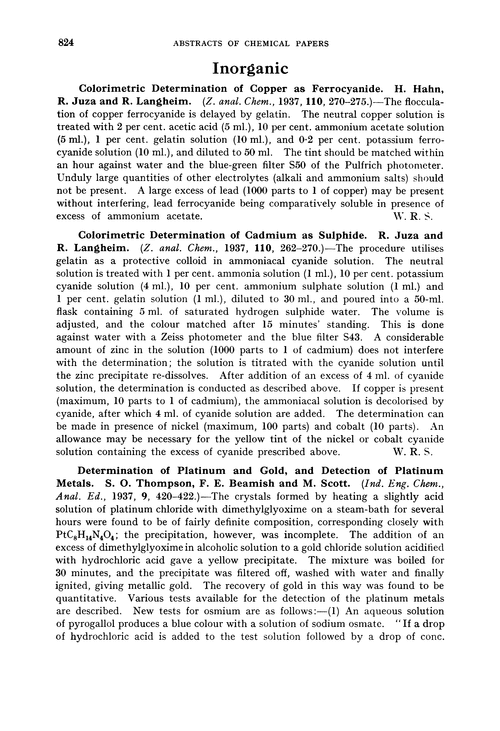 Inorganic