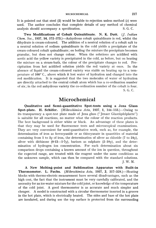 Microchemical