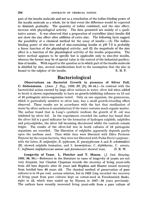 Bacteriological