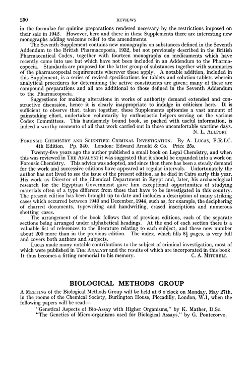 Biological Methods Group