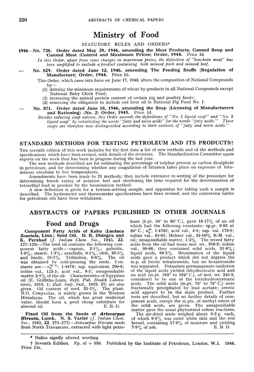 Standard methods for testing petroleum and its products