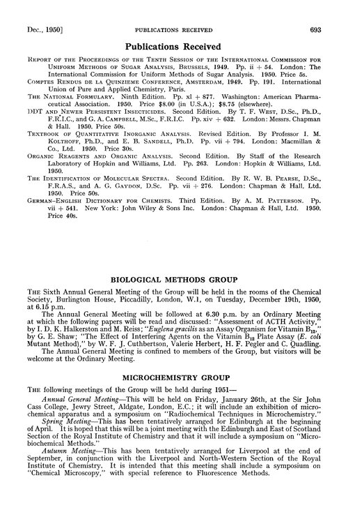 Biological Methods Group