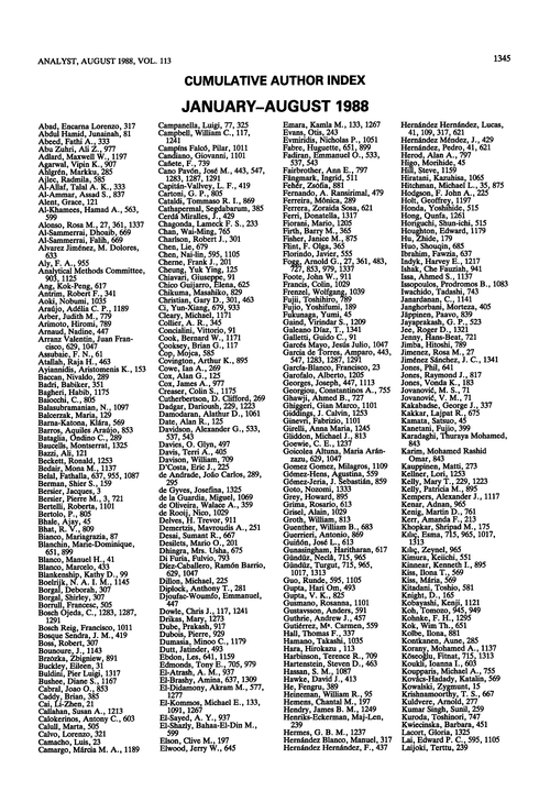 Cumulative author index