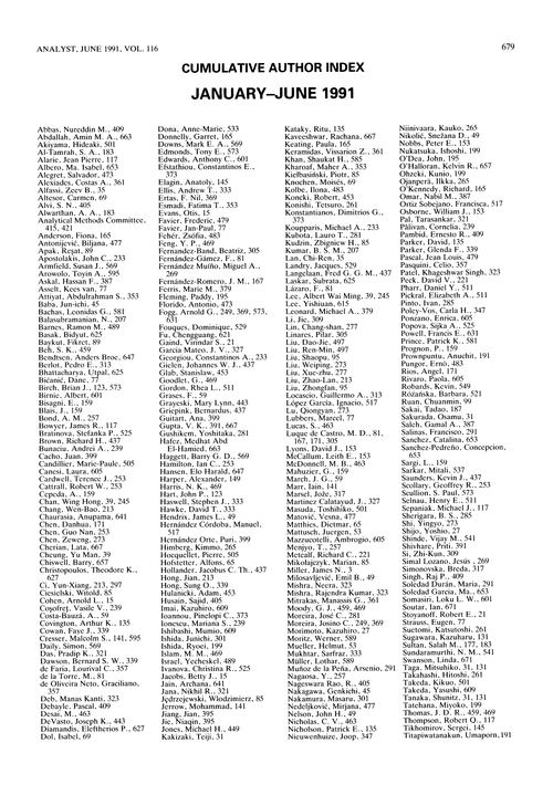 Cumulative author index