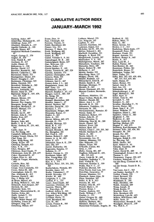 Cumulative author index