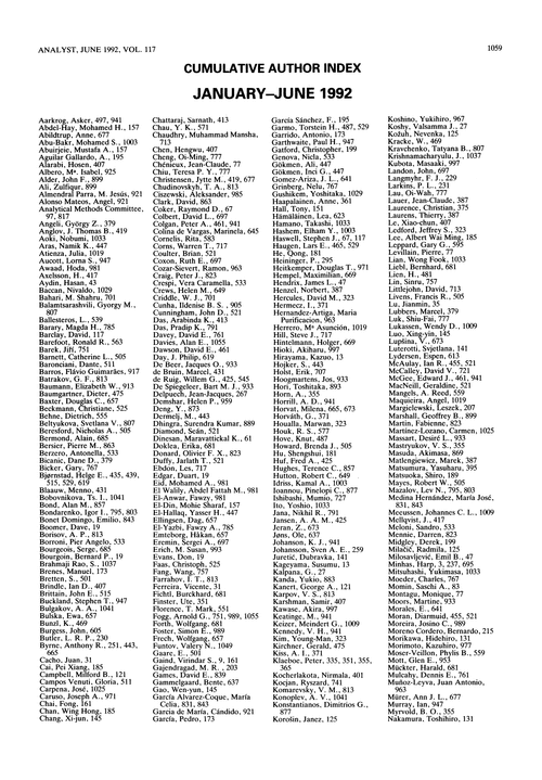 Cumulative author index