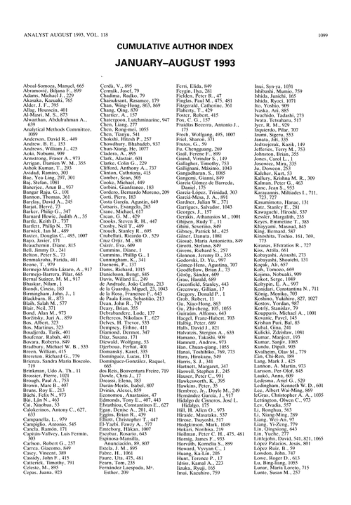 Cumulative author index