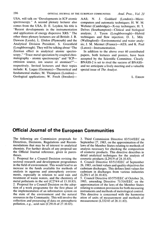 Official Journal of the European Communities