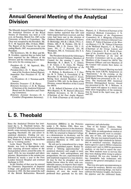 L. S. Theobald