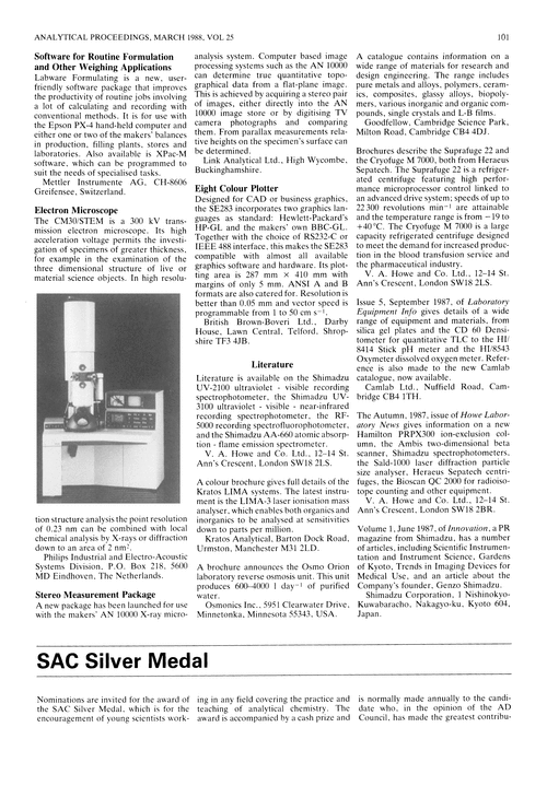 SAC Silver Medal
