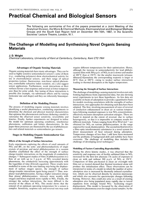 Practical chemical and biological sensors