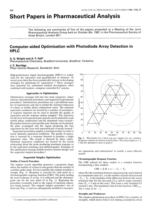 Short papers in pharmaceutical analysis