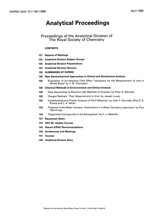 Contents pages