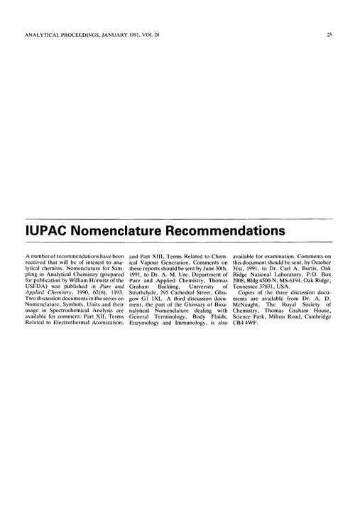 IUPAC nomenclature recommendations