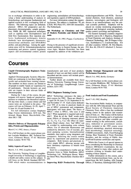 Courses