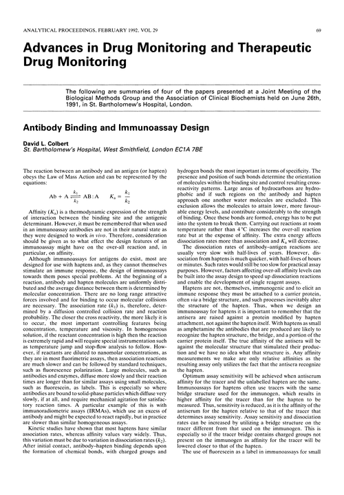 Advances in drug monitoring and therapeutic drug monitoring