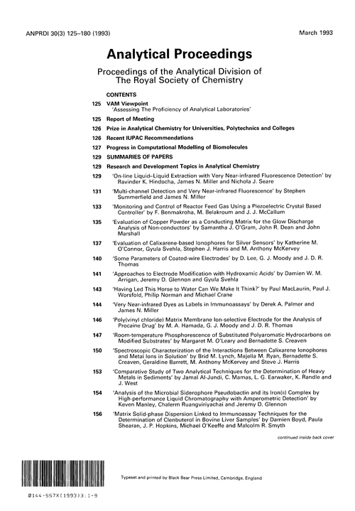 Contents Pages